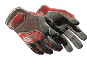 ★ Specialist Gloves | Crimson Web (Minimal Wear)