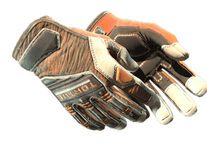 ★ Specialist Gloves | Tiger Strike (Well-Worn)