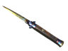 ★ Stiletto Knife | Case Hardened (Well-Worn)