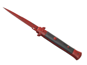 ★ Stiletto Knife | Crimson Web (Field-Tested)