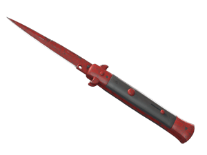 ★ Stiletto Knife | Crimson Web (Field-Tested)