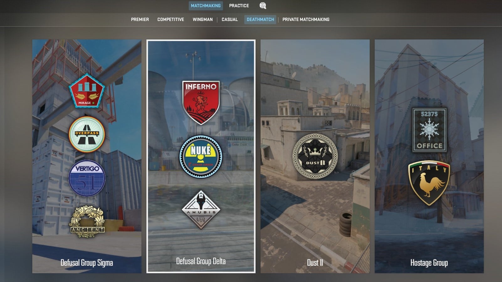 CS2 Game Modes at Release