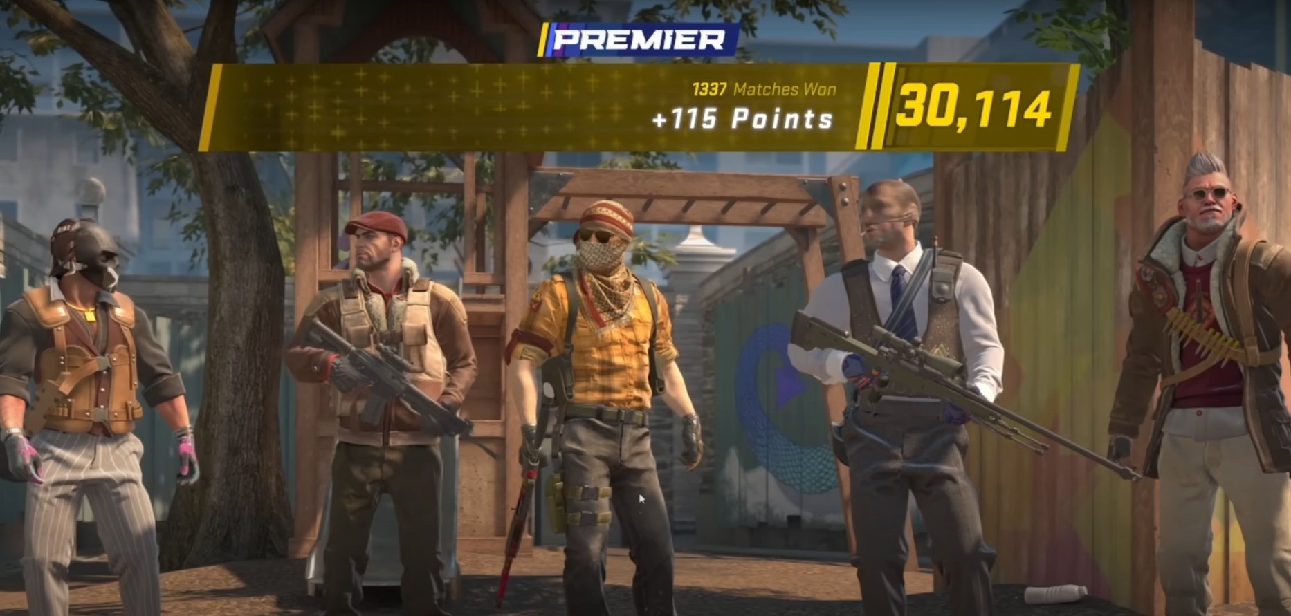 CS2 Premier Mode Explained - Post Match Screen