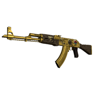 Souvenir AK-47 | Gold Arabesque (Field-Tested)
