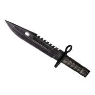 StatTrak™ ★ M9 Bayonet | Black Laminate (Field-Tested)