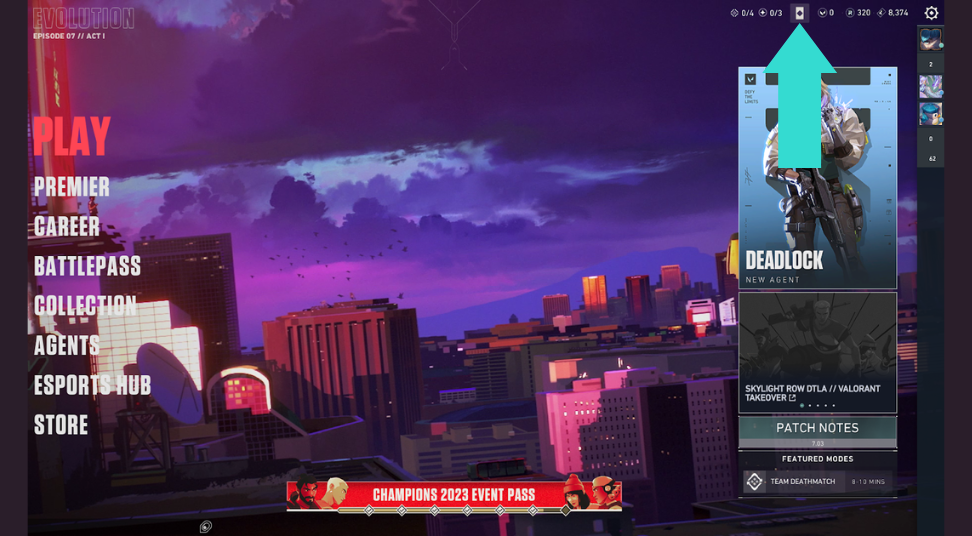 How to access the night market in VALORANT