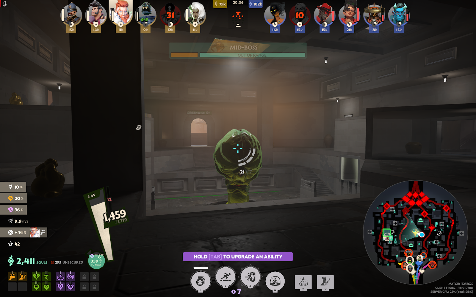 Deadlock Mid Boss Location