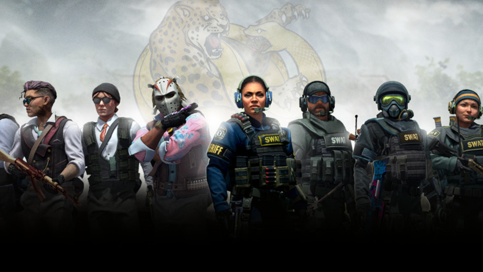 Download wallpaper Wallpaper, Wallpaper, Game, Counter Strike, CS:GO,  Global Offensive, Counter Strike Global Offensive, The title, section games  in resolution 1366x768