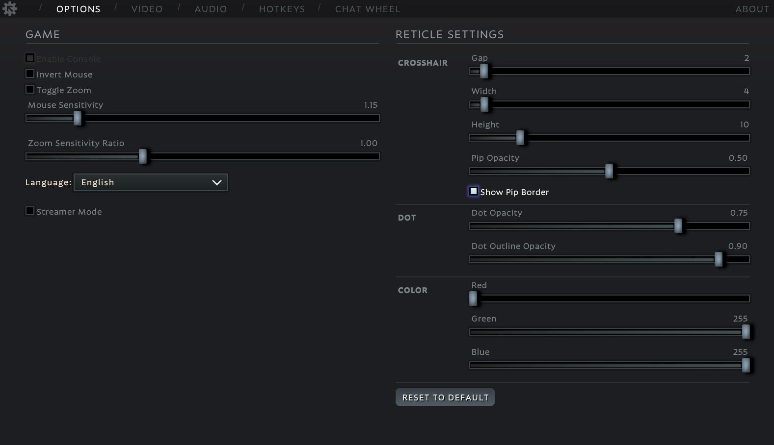 Best Deadlock Crosshair Settings - August 2024