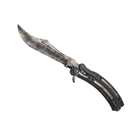 ★ Butterfly Knife | Stained (Well-Worn)