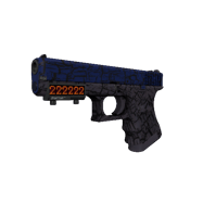 StatTrak™ Glock-18 | Blue Fissure (Minimal Wear)