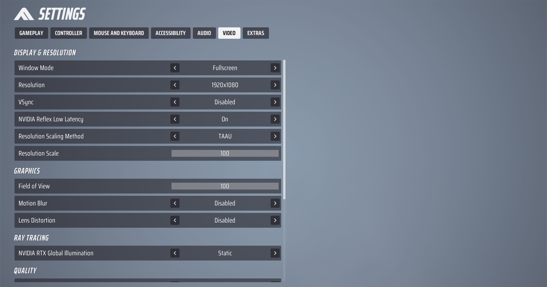 THE FINALS best video settings
