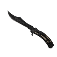 ★ Butterfly Knife | Black Laminate (Minimal Wear)