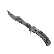 StatTrak™ ★ Butterfly Knife | Urban Masked (Well-Worn)